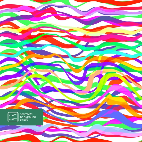 Абстрактний безшовний барвистий смугастий фон — стоковий вектор