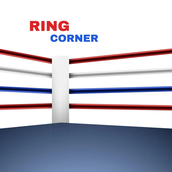 Boxing Ring Corner. Vector — Stock Vector