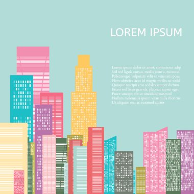 Abstract City Skyline