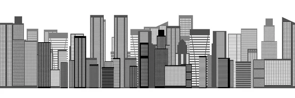 Abstract City Skyline — Stock Vector