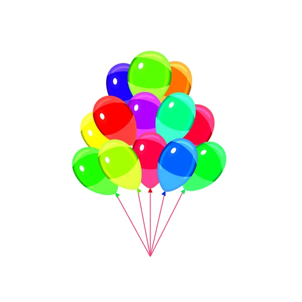 Balões multicoloridos para festa —  Vetores de Stock