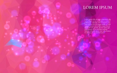 soyut renkli üçgenler arka plan