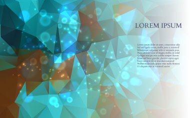 soyut renkli üçgenler arka plan