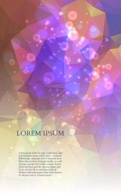 renkli üçgenler arka plan