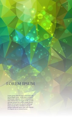 renkli üçgenler arka plan