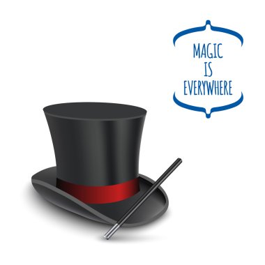 sopa ile sihirbaz üst şapka