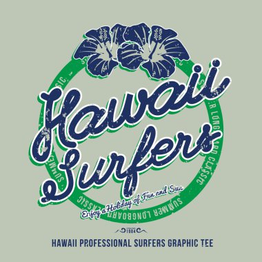 Hawaii sörfçü tasarım