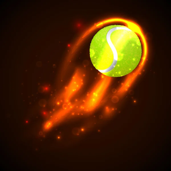 Pelota de tenis. Vector — Vector de stock