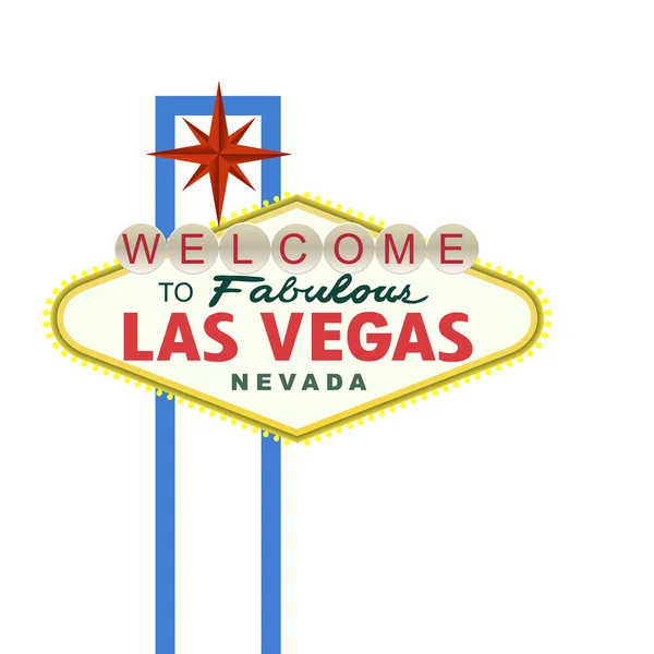 Noche Las Vegas signo — Vector de stock