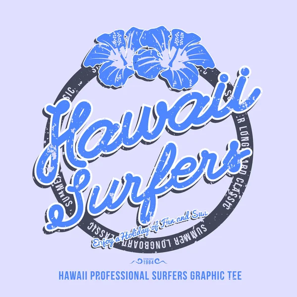 Hawaii Surfer Design — Stockvektor