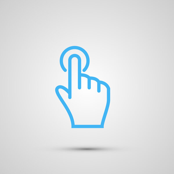 Иконка выключения. Символ силы. Плоский дизайн
.