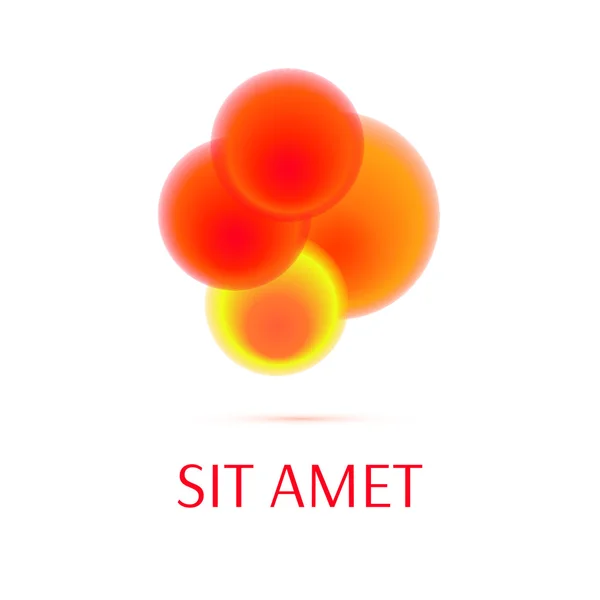 Abstracte kleurrijke logo ontwerp — Stockvector