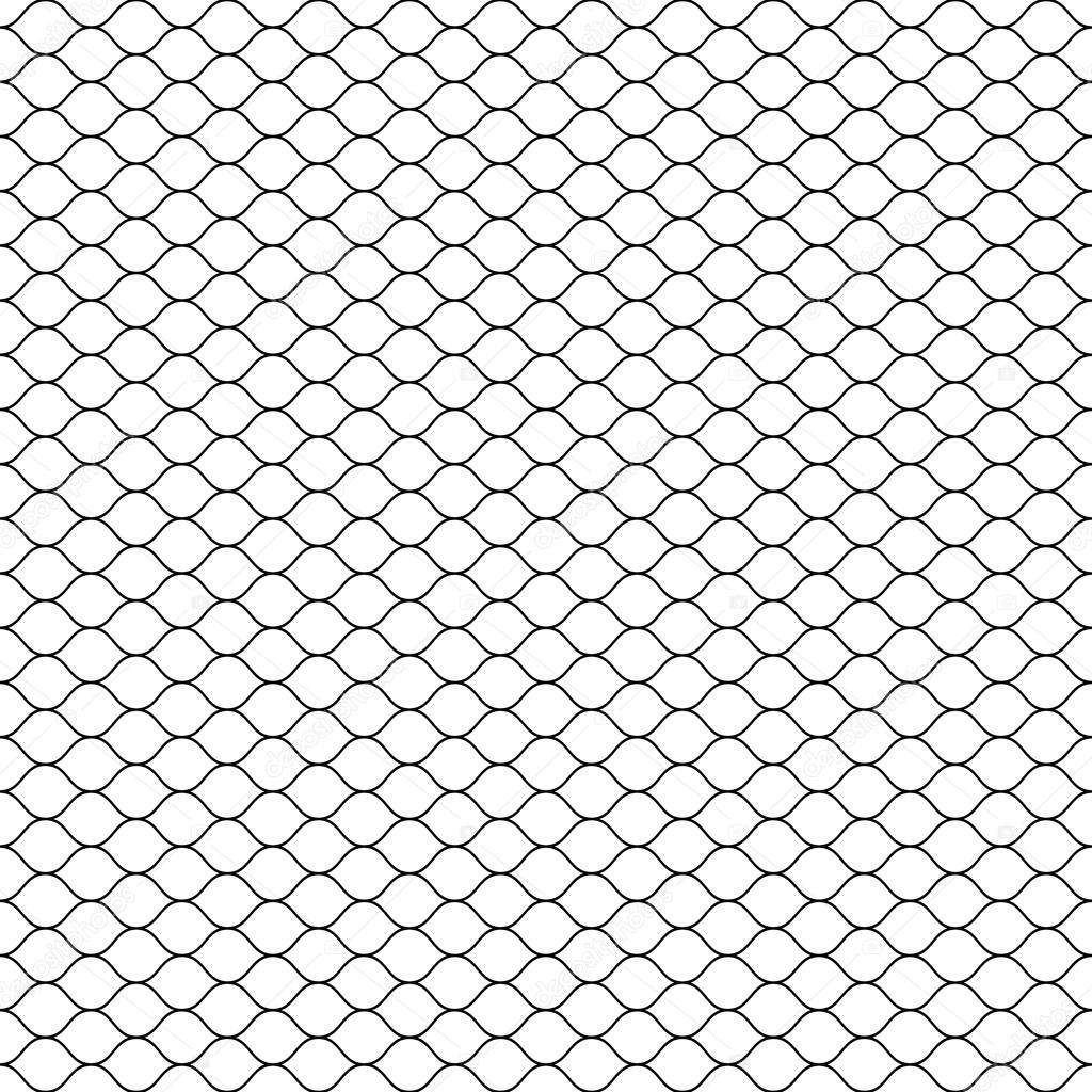 Seamless Cage. Grill. Mesh. Octagon Background