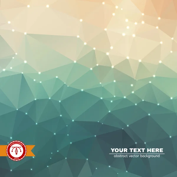 soyut renkli üçgenler arka plan. vektör