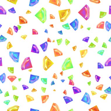 Değerli taş Seamless Modeli sunum için. Vektör