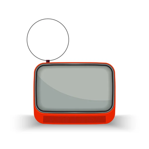 Colorful Retro Tvset isolated. Vector — Stock Vector