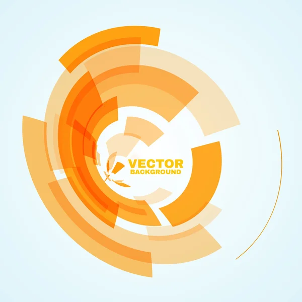 Abstracte cirkel van de technologie. Vectorillustratie. — Stockvector