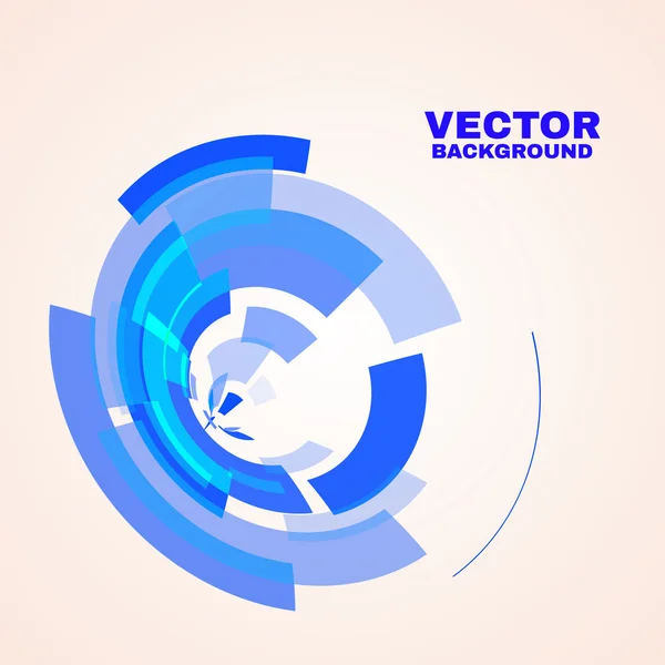 Abstract Technology Circle. Vector illustration. — Stock Vector