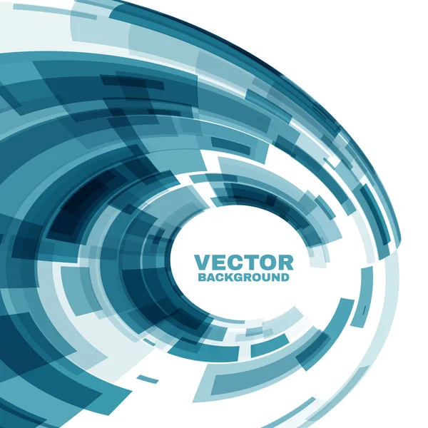 Círculo de Tecnología Abstracta. Ilustración vectorial . — Vector de stock