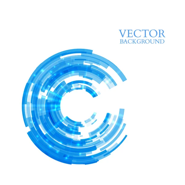 Abstract Technology Circle. Vector illustration. — Stock Vector