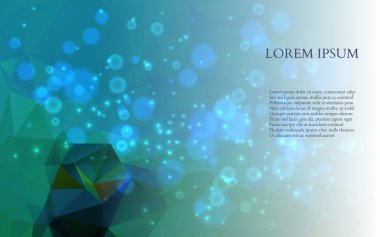 soyut renkli üçgenler arka plan. vektör