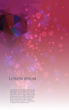 soyut renkli üçgenler arka plan. vektör