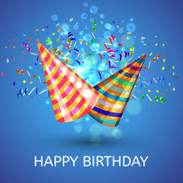 İyi ki doğdun şapka ve konfeti sürpriz