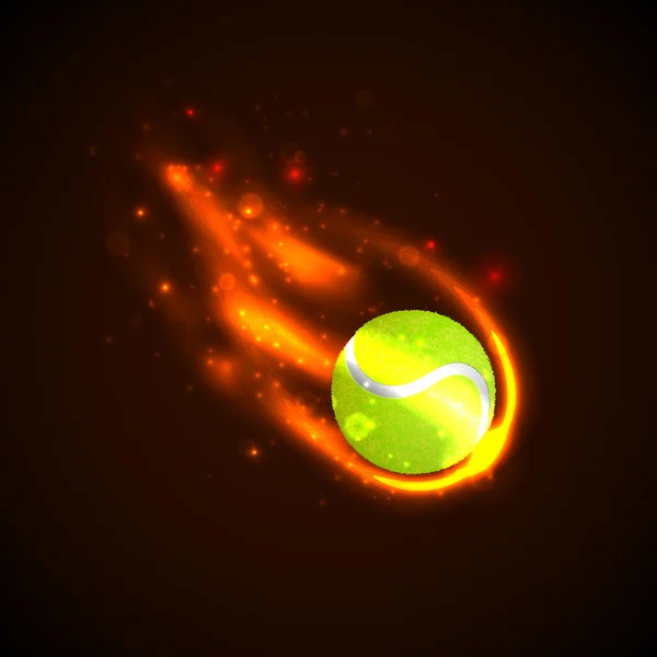 Pelota de tenis. Vector — Archivo Imágenes Vectoriales