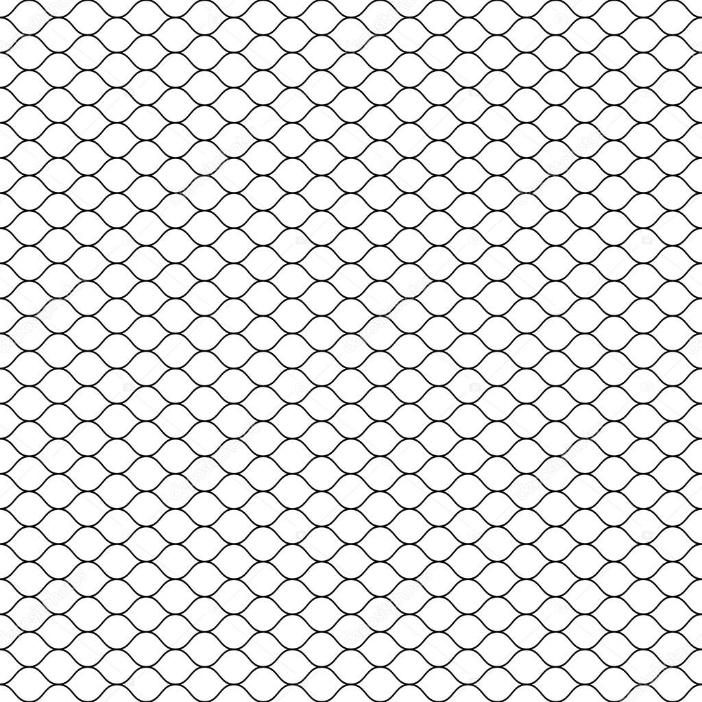 Seamless Cage. Grill. Mesh. Octagon Background
