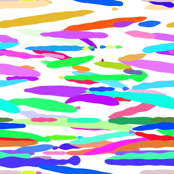 抽象的なカラフルな点滴シームレス パターン。ベクトル — ストックベクタ