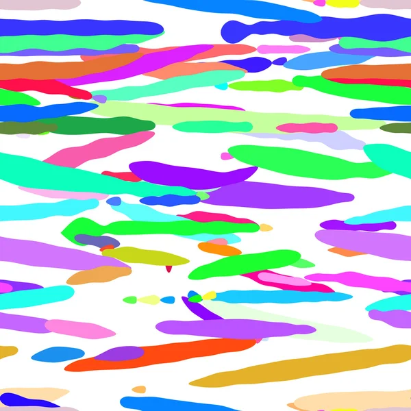抽象的なカラフルな点滴シームレス パターン。ベクトル — ストックベクタ