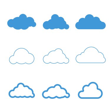 Dokuz bulut simgeler kümesi