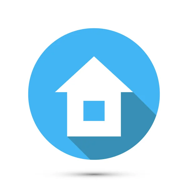 Ploché styl domů Icon. — Stockový vektor