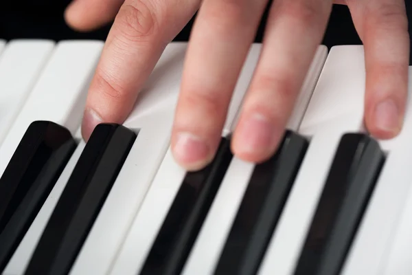 Piano tocando — Foto de Stock