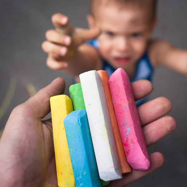 Kinderwunschkreide — Stockfoto