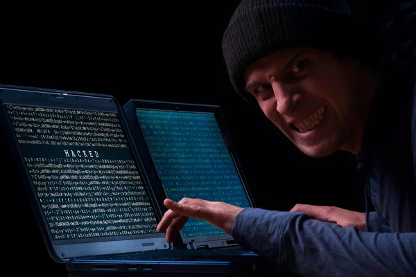 Mad hacker — Stock Photo, Image