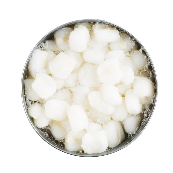 Консервированные белые гоминиды — стоковое фото