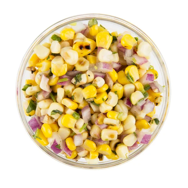 Grilled Corn Salsa Isolated — Stock Photo, Image