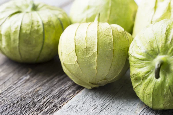 신선한 Tomatillos 가로 방향 — 스톡 사진