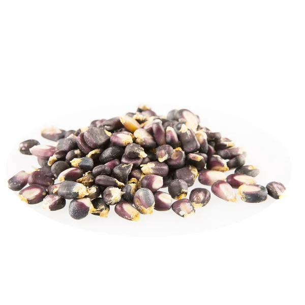 Blauwe Hominy geïsoleerd — Stockfoto