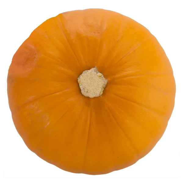 Pumpkin from above isolated — Stock Photo, Image