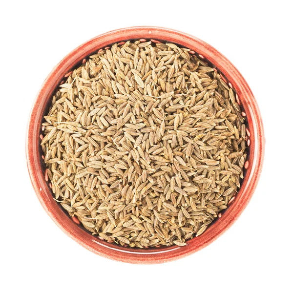 Caraway Seeds Isolated on White — Stock Photo, Image