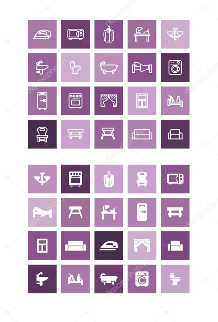 Home icons set