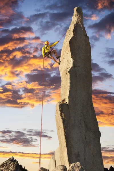 Scalatore sul bordo . — Foto Stock