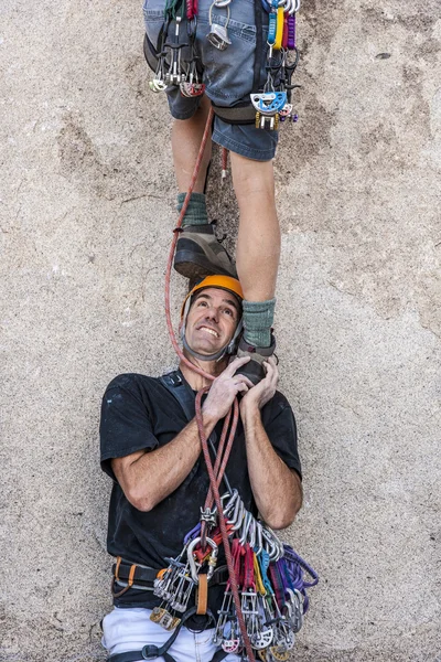 Der erste Schritt. — Stockfoto