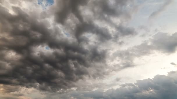Nubes de lluvia, timelapse — Vídeo de stock