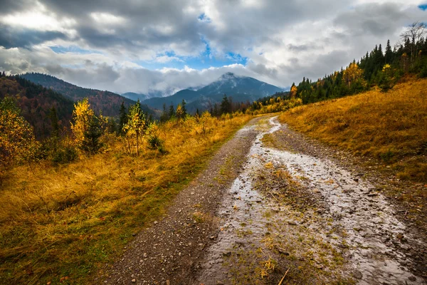 Montaña sobre las nubes —  Fotos de Stock