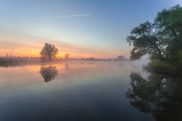 Berg boven de wolken — Stockfoto