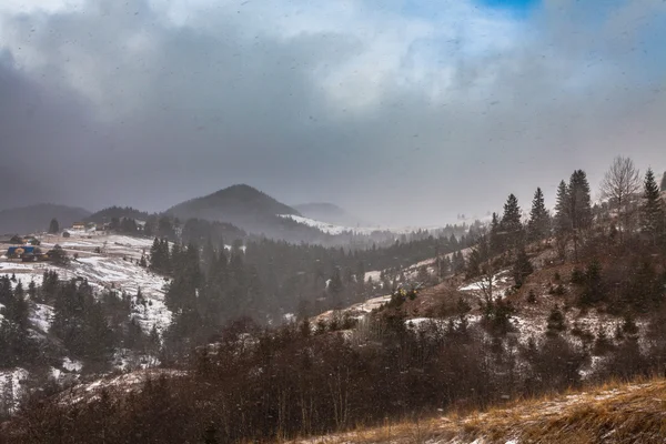 Clearing Snow Storm in the Rocky Mountains — Stock Photo, Image