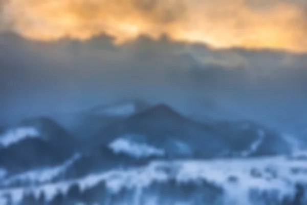 Beautiful backdrop winter landscape in the mountains. — Stock Photo, Image